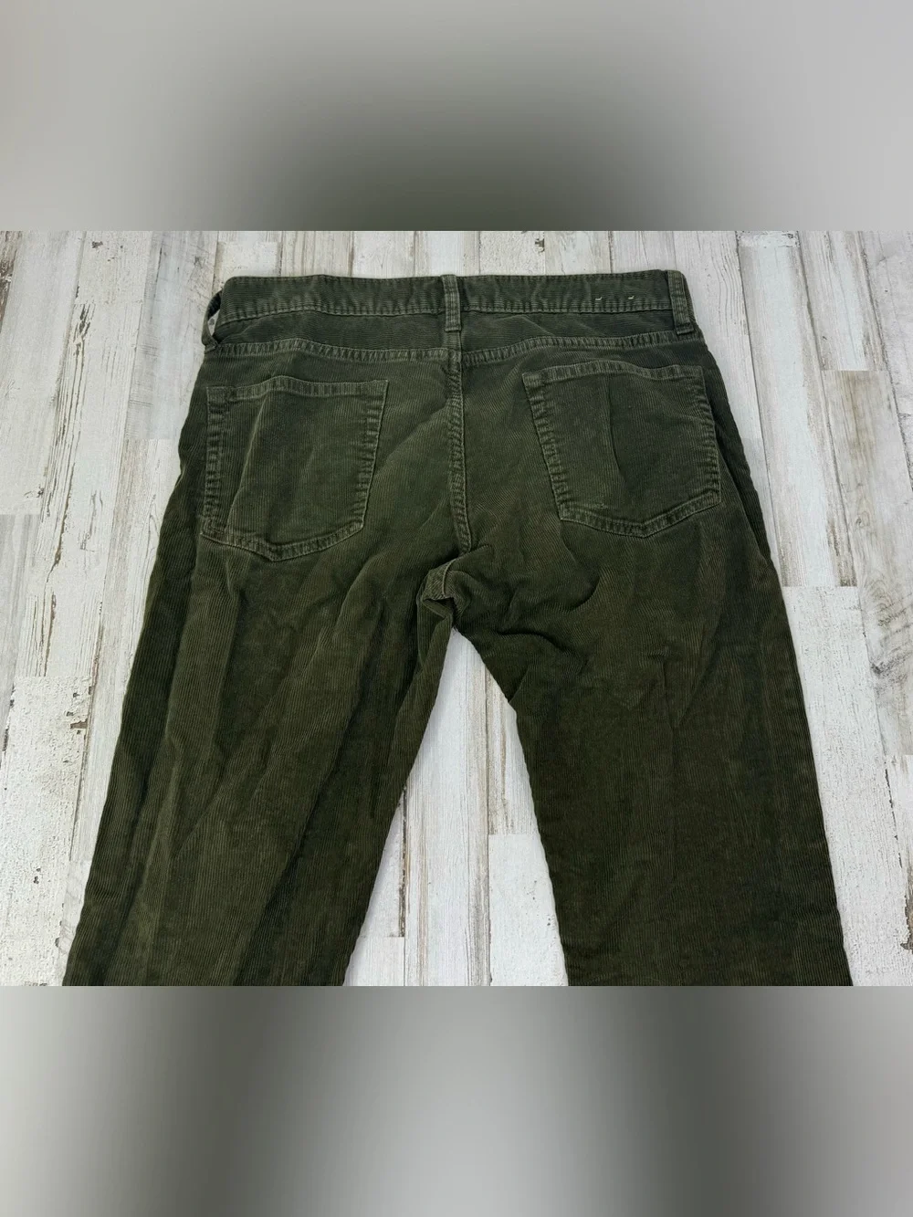 J Crew Corduroy Pants Mens 31x29 Green 484 Slim Fit